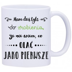 ZESTAW 12x KUBEK BIAŁY Z NADRUKIEM WZORY PROMOCJA