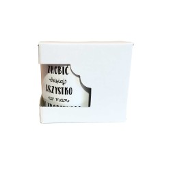 pudełko białe z okienkiem na kubek 1 szt.