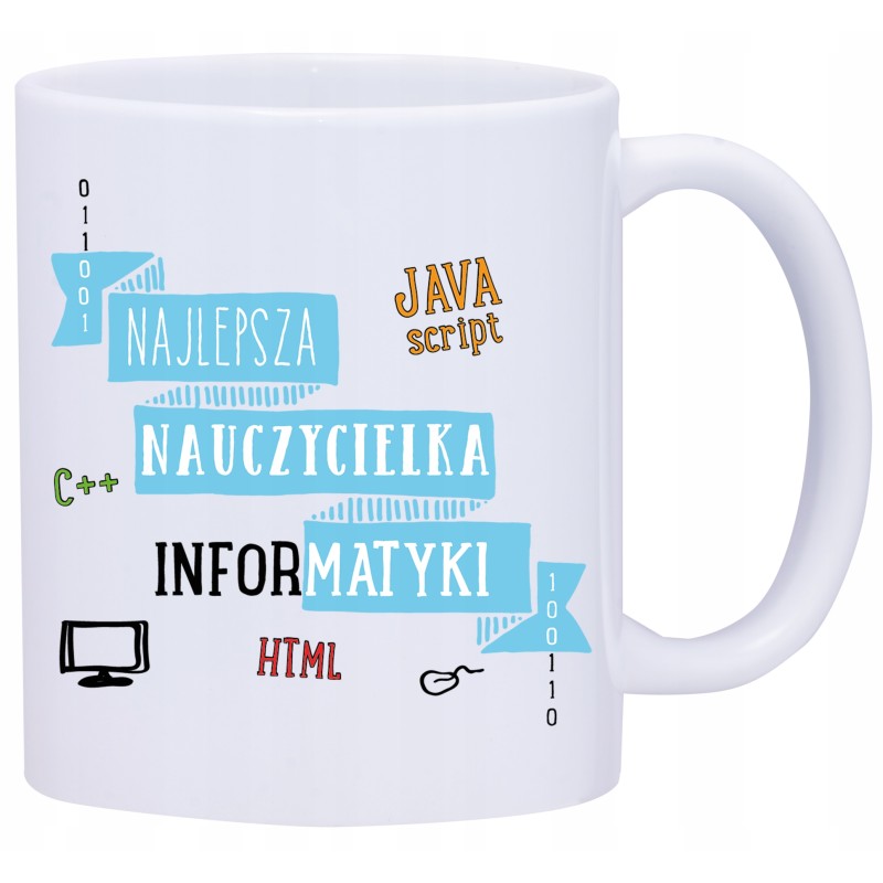 KUBEK KUBKI DLA NAUCZYCIELKI INFORMATYKI W559