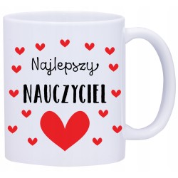 KUBEK KUBKI DLA NAUCZYCIELA Z SERCEM W553