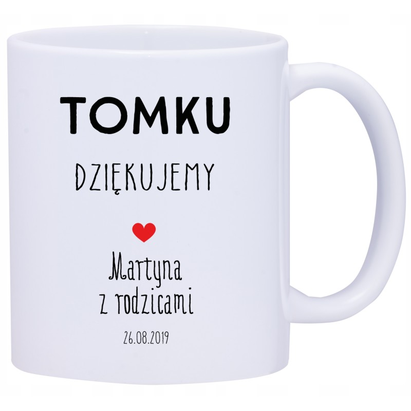 2x KUBEK DLA CHRZESTNYCH PREZENT W542543 2x KUBEK DLA CHRZESTNYCH PREZENT W542543