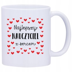KUBEK KUBKI DLA NAUCZYCIELA Z SERCEM W285