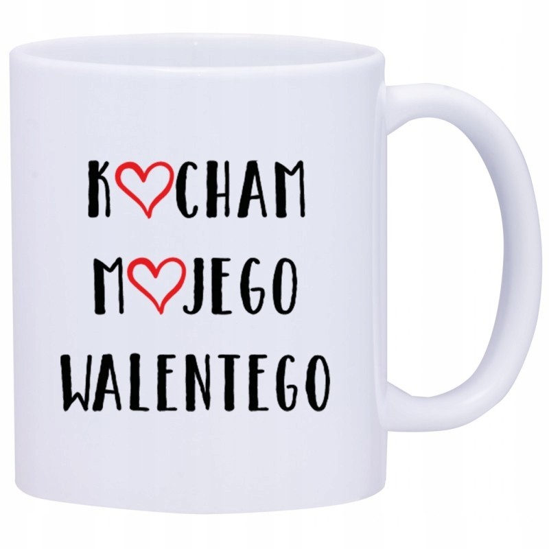 KUBEK KUBKI DLA NIEJ NIEGO WALENTYNKI PREZENT W356