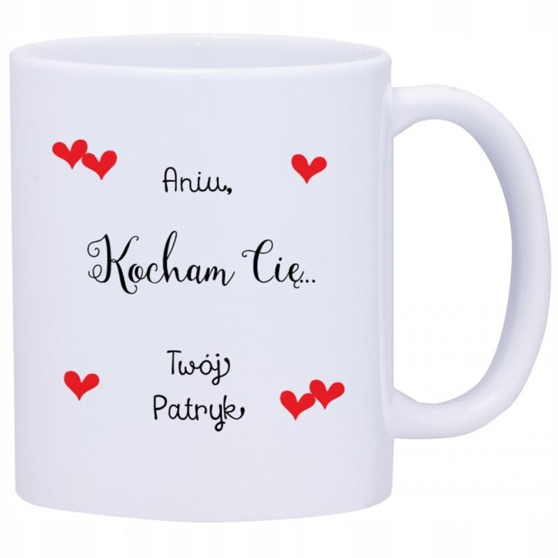 KUBEK KUBKI DLA NIEJ NIEGO WALENTYNKI PREZENT W358
