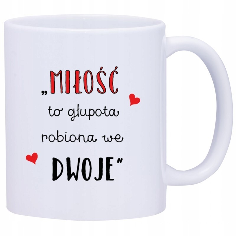KUBEK KUBKI DLA NIEJ NIEGO WALENTYNKI PREZENT W355
