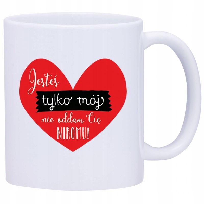 KUBEK KUBKI DLA NIEJ NIEGO WALENTYNKI PREZENT W370