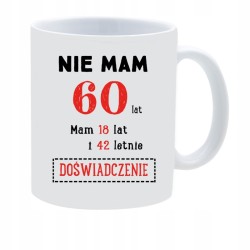 KUBEK KUBKI NA 60 URODZINY PREZENT W181