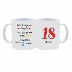 KUBEK KUBKI NA 18 URODZINY PREZENT W157