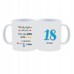 KUBEK KUBKI NA 18 URODZINY PREZENT W156