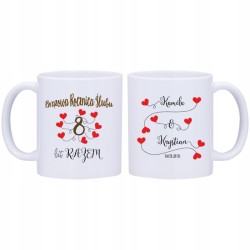 2x KUBEK 8 BRĄZOWA ROCZNICA ŚLUBU PREZENT W322