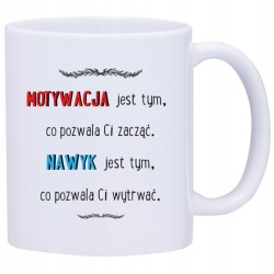 KUBEK KUBKI NAPISY MOTYWUJĄCE PREZENT W389