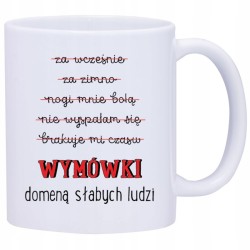 KUBEK KUBKI NAPISY MOTYWUJĄCE PREZENT W387