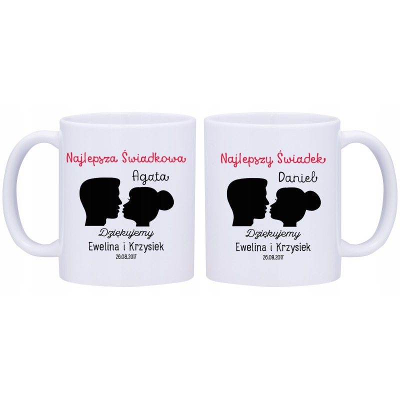 2x KUBEK DLA ŚWIADKA PODZIĘKOWANIA W252253