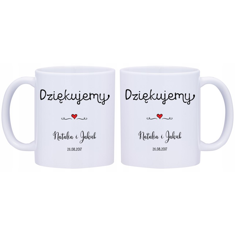 2x KUBEK DLA ŚWIADKA PODZIĘKOWANIA W238 2x KUBEK DLA ŚWIADKA PODZIĘKOWANIA W238