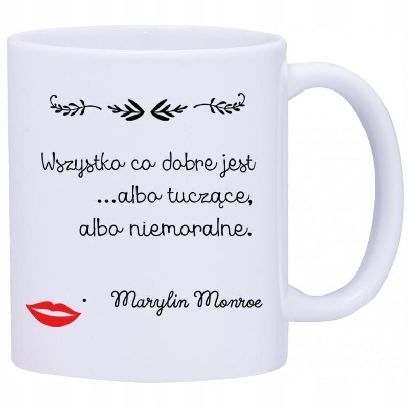 KUBEK KUBKI ZNANE CYTATY PREZENT W497 KUBEK KUBKI ZNANE CYTATY PREZENT W497
