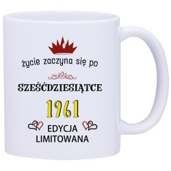 KUBEK KUBKI NA 20 30 40 50 URODZINY PREZENT W662