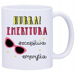 KUBEK KUBKI DLA EMERYTKI EMERYTURA PREZENT W639