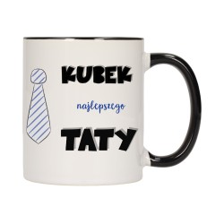 KUBEK KOLOROWY CZARNY KUBKI DLA TATY DZIEŃ OJCA PREZENT W133