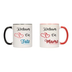 2x KUBEK KUBKI DLA MAMY TATY DZIEŃ MATKI OJCA ZESTAW PREZENTOWY W694