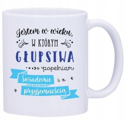 KUBEK KUBKI ŚMIESZNE ZABAWNE NAPISY PREZENT W412