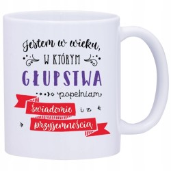 KUBEK KUBKI ŚMIESZNE ZABAWNE NAPISY PREZENT W411