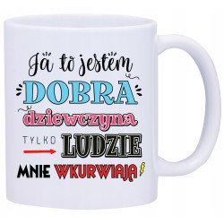 KUBEK KUBKI ŚMIESZNE ZABAWNE NAPISY PREZENT W658
