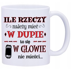 KUBEK KUBKI ŚMIESZNE ZABAWNE NAPISY PREZENT W619