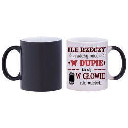 kubek magiczny śmieszne napisy prezent w619
