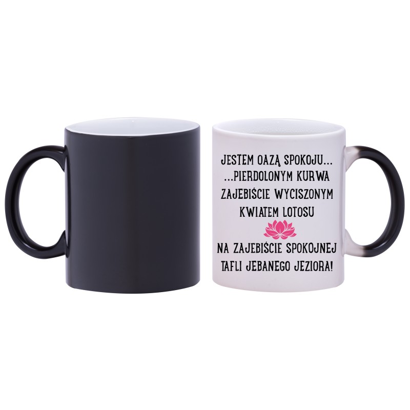 kubek magiczny śmieszne napisy prezent w635