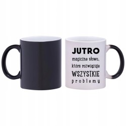 kubek magiczny śmieszne napisy prezent w272