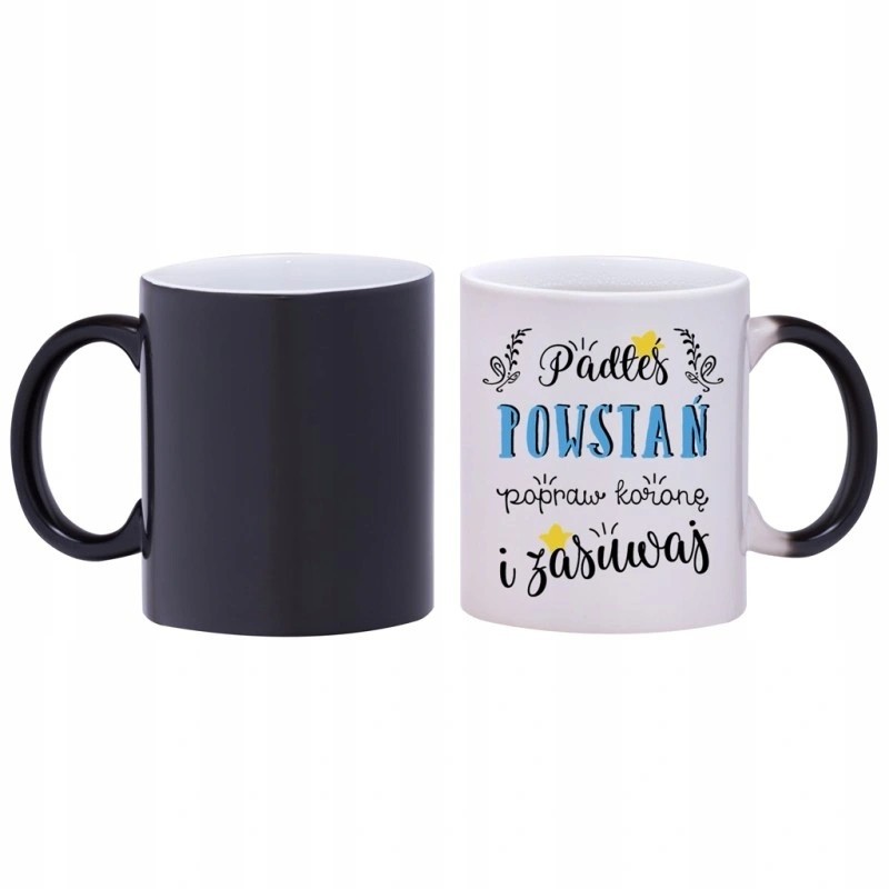 kubek magiczny dla chłopaka faceta śmieszne napisy prezent w406