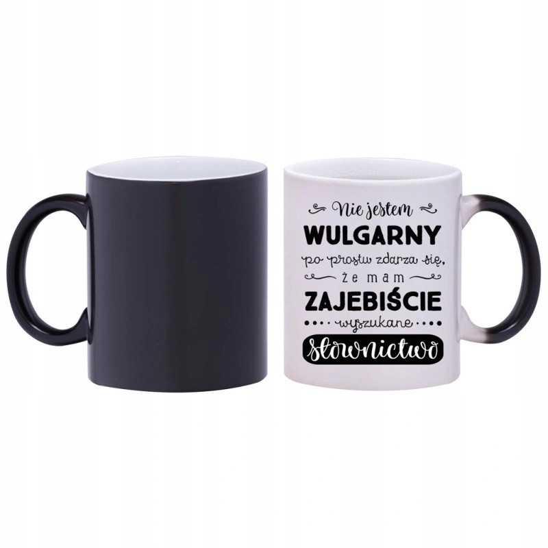 kubek magiczny dla chłopaka faceta śmieszne napisy prezent w409