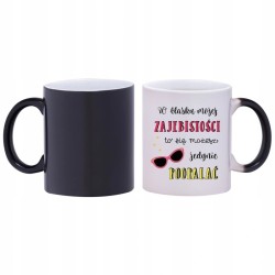 kubek magiczny śmieszne napisy prezent w429