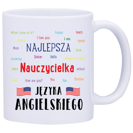 kubek dla nauczycielki angielskiego w560