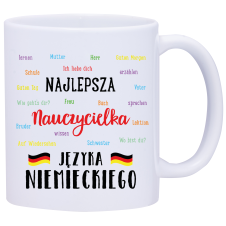 kubek dla nauczycielki niemieckiego w566