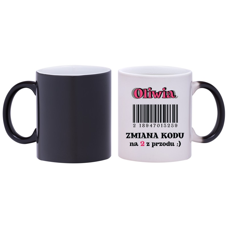 kubek magiczny śmieszne napisy prezent w608