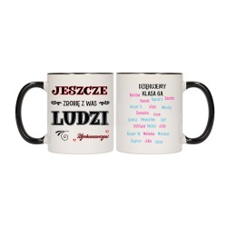 KUBEK KUBKI CZARNY ŚRODEK DLA WYCHOWAWCZYNI JESZCZE ZROBIĘ Z WAS LUDZI W632