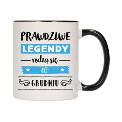 KUBEK KUBKI CZARNY ŚRODEK UCHO ŚMIESZNY ZABAWNY NAPIS PREZENT W450