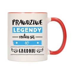 KUBEK KUBKI CZERWONY ŚRODEK UCHO ŚMIESZNY ZABAWNY NAPIS PREZENT W450