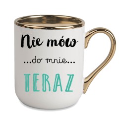 KUBEK KUBKI ZŁOTY RANT UCHO ŚMIESZNY ZABAWNY NAPIS PREZENT W276