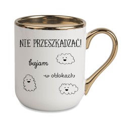 KUBEK KUBKI ZŁOTY RANT UCHO ŚMIESZNY ZABAWNY NAPIS PREZENT W277