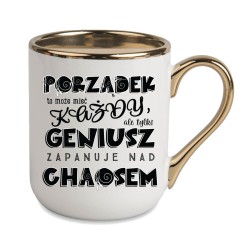 KUBEK KUBKI ZŁOTY RANT UCHO ŚMIESZNY ZABAWNY NAPIS PREZENT W508