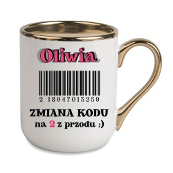 KUBEK KUBKI ZŁOTY RANT UCHO ŚMIESZNY ZABAWNY NAPIS PREZENT w608