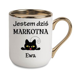 KUBEK KUBKI ZŁOTY RANT UCHO ŚMIESZNY ZABAWNY NAPIS PREZENT W642