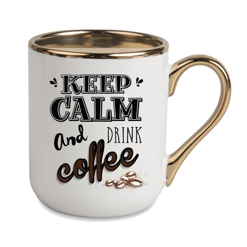 KUBEK KUBKI ZŁOTY RANT UCHO ŚMIESZNY ZABAWNY NAPIS PREZENT W660