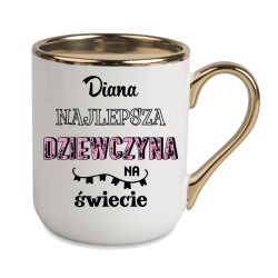 KUBEK ZŁOTY RANT UCHO DLA DZIEWCZYNY KOBIETY KOLEŻANKI SIOSTRY PREZENT W590