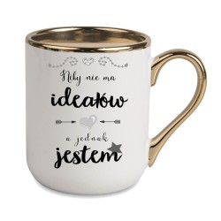 KUBEK ZŁOTY RANT UCHO DLA DZIEWCZYNY KOBIETY KOLEŻANKI SIOSTRY PREZENT W142