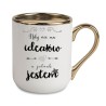 KUBEK ZŁOTY RANT UCHO DLA DZIEWCZYNY KOBIETY KOLEŻANKI SIOSTRY PREZENT W142