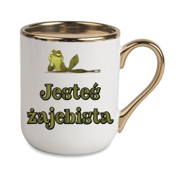 KUBEK ZŁOTY RANT UCHO DLA DZIEWCZYNY KOBIETY KOLEŻANKI SIOSTRY PREZENT W651