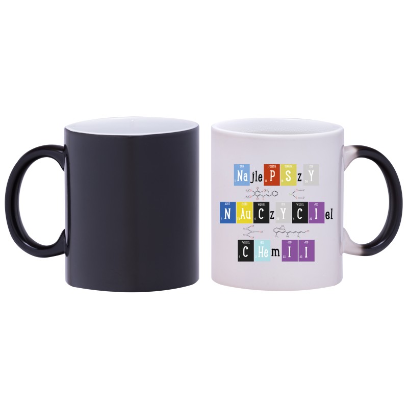kubek magiczny najlepszy nauczyciel chemii prezent w193